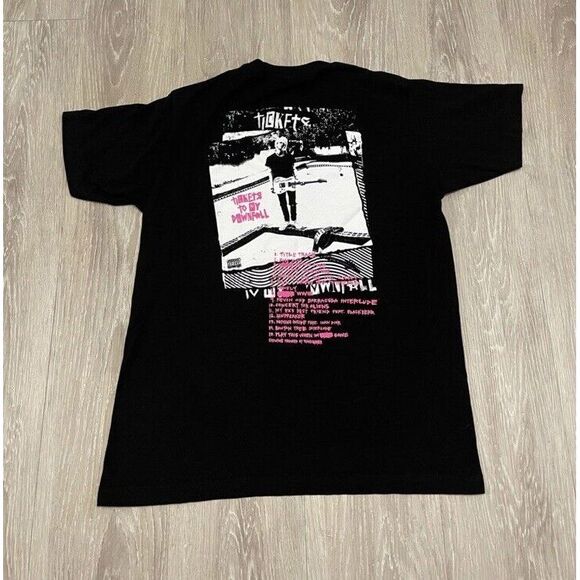 Machine Gun Kelly MGK Downfall Tour Concert Black Short Sleeve T-Shirt Size M - Picture 1 of 6